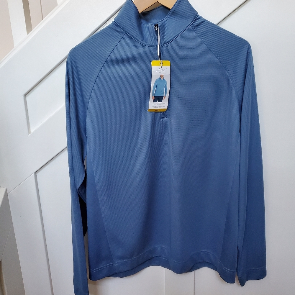 Greg Norman Quarter Zip Long Sleeve Top